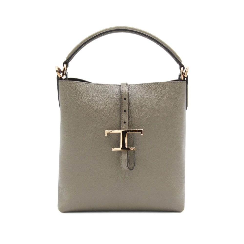 Tod's T-buckle Leather Shoulder Bag