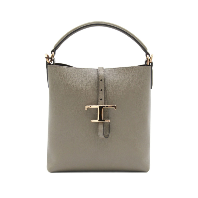 Tod's T-buckle Leather Shoulder Bag
