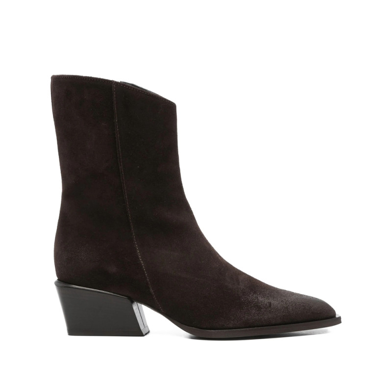 Poeve 50mm Pointed-toe Block-heel Boots