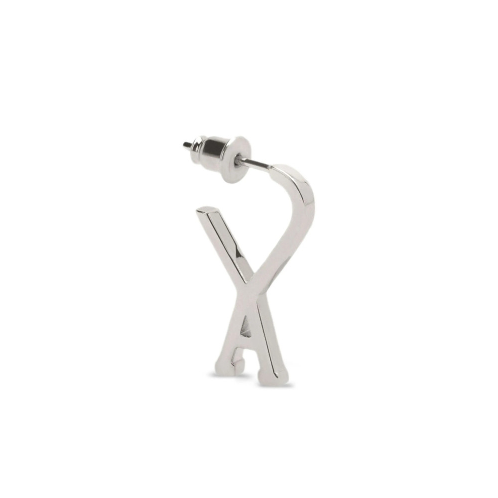 Ami Paris Small Ami De Coeur Hoop Earrings