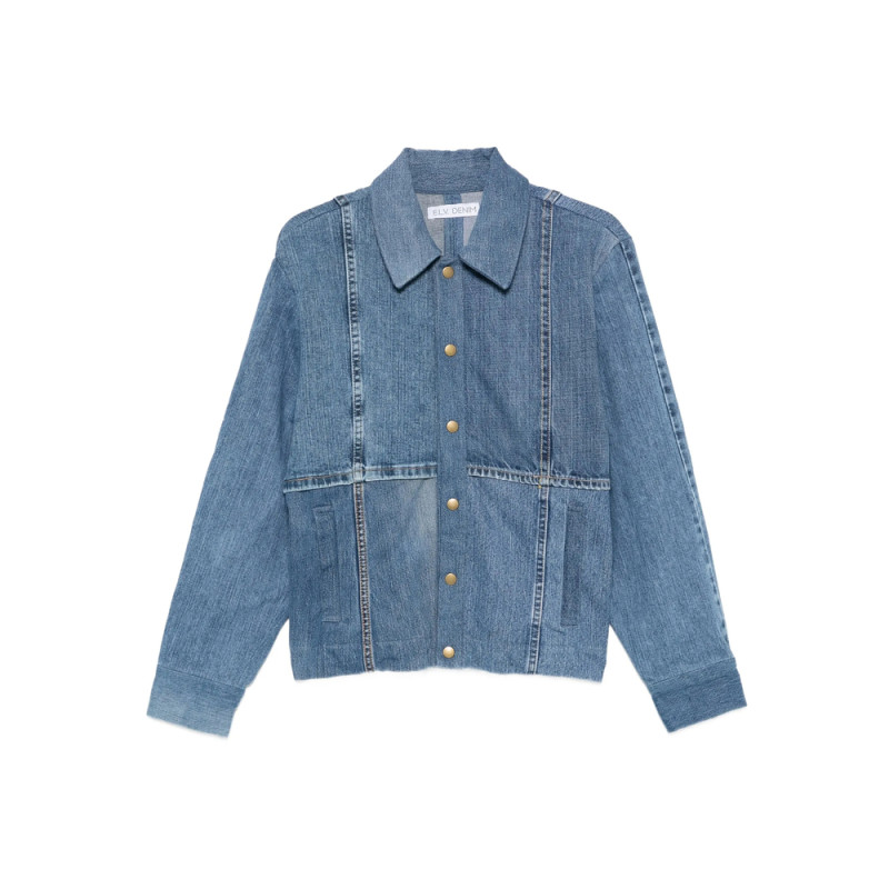 E. l.v. Denim Kara Panelled Denim Jacket