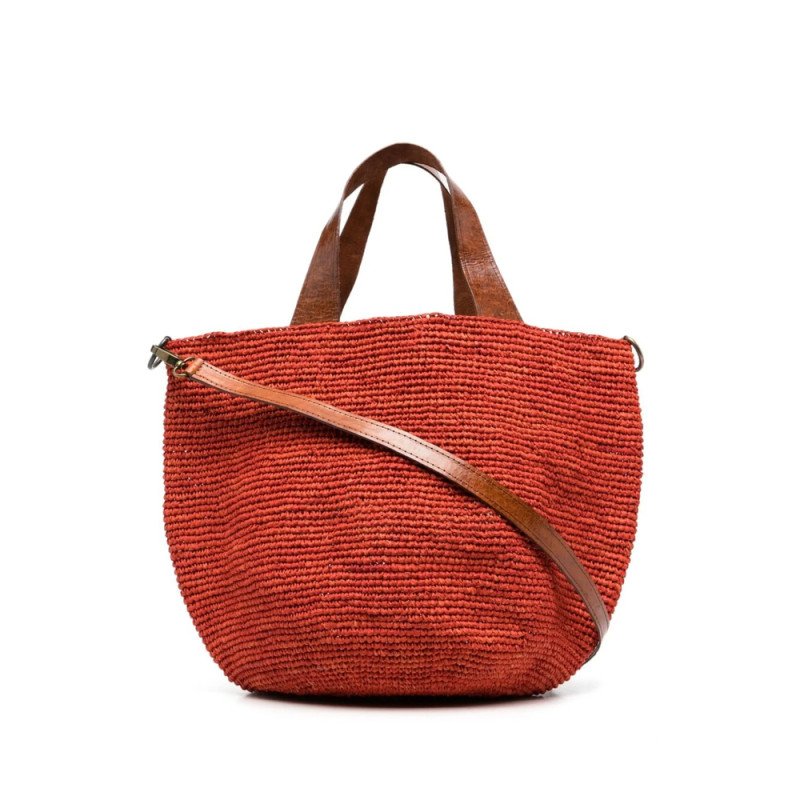 Ibeliv Woven Drawstring Tote Bag