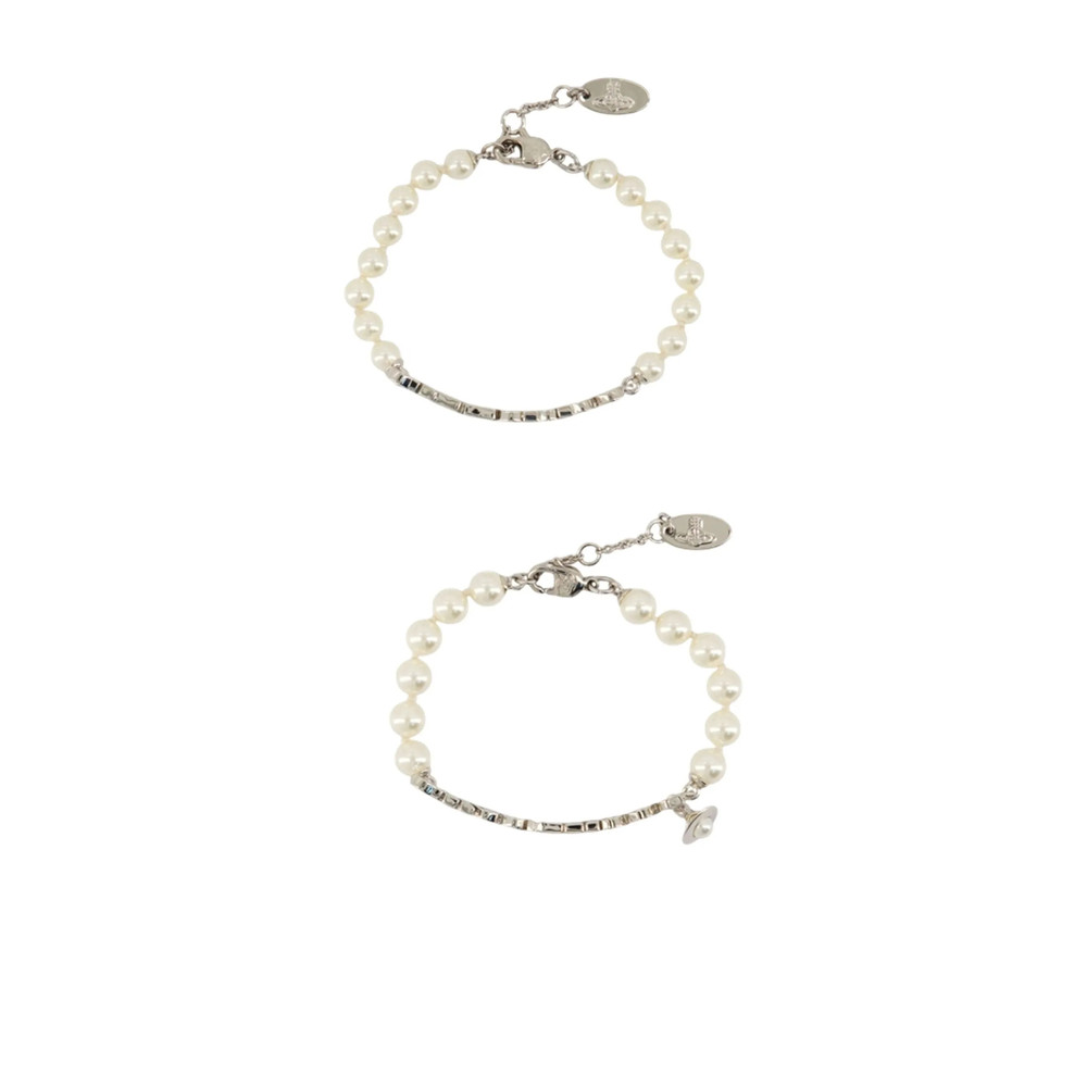 Vivienne Westwood Pearl-embellished Logo Bracelet