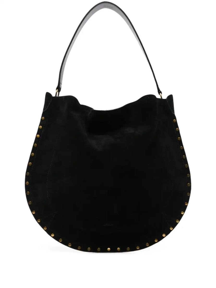 Oskan suede shoulder bag