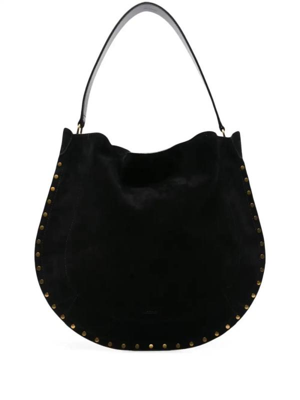 Oskan suede shoulder bag
