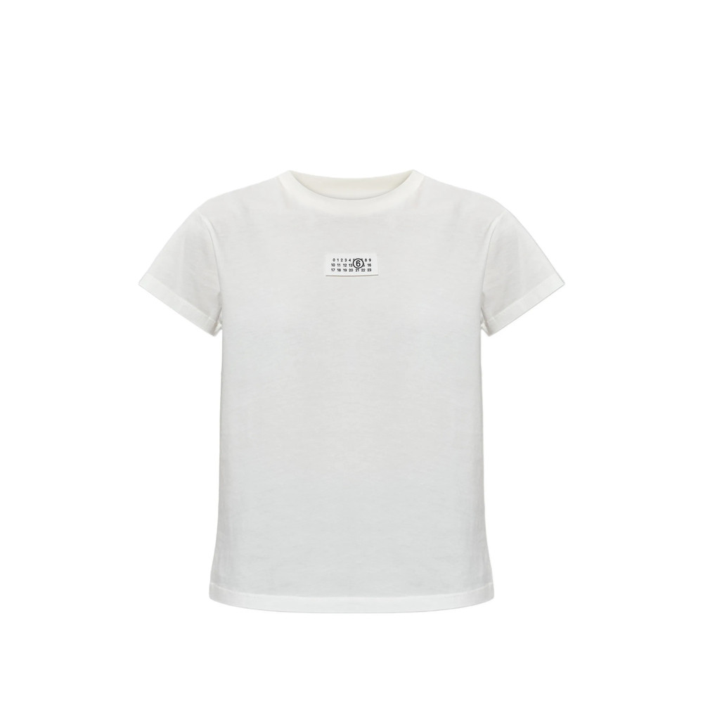 Mm6 Maison Margiela Logo-patch T-shirt