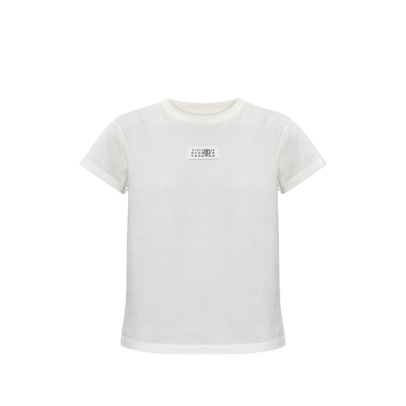 Mm6 Maison Margiela Logo-patch T-shirt