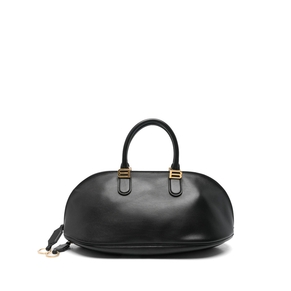 Balenciaga Bolero B-logo Leather Tote Bag