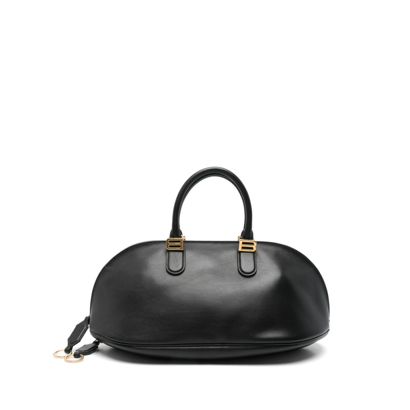 Balenciaga Bolero B-logo Leather Tote Bag