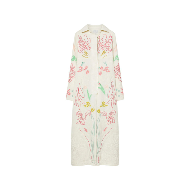 Forte Forte Floral Embroidered Coat