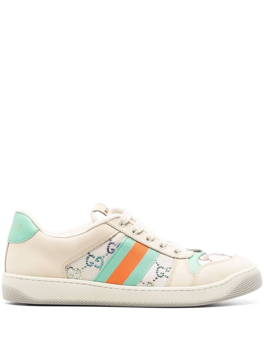 Screener panelled sneakers