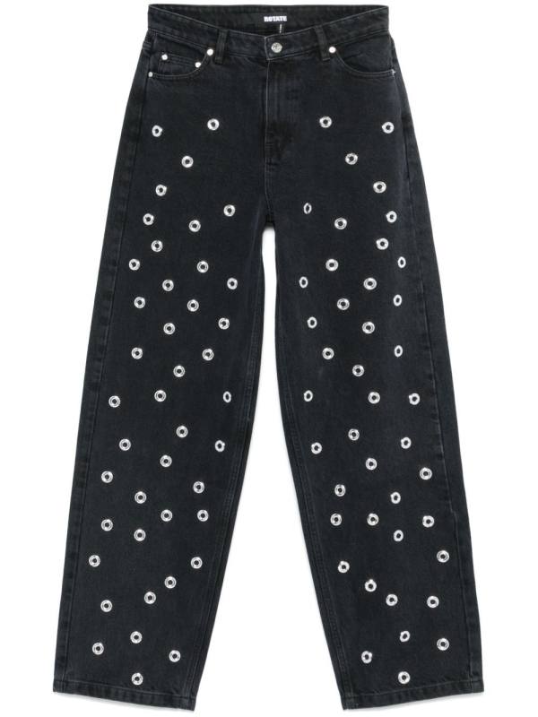 high-rise jeans