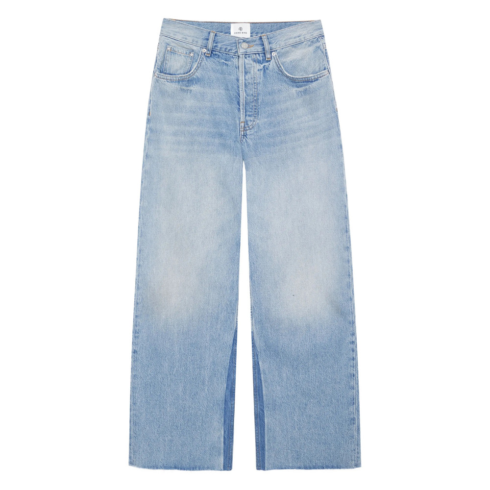 Anine Bing Manon Frayed-hem Jeans