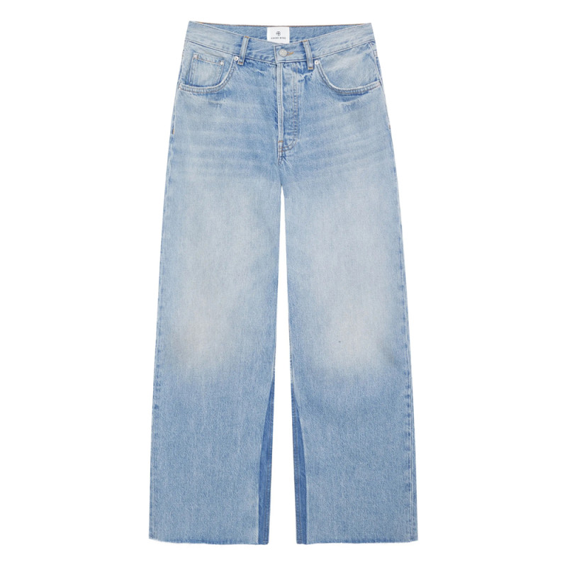Anine Bing Manon Frayed-hem Jeans