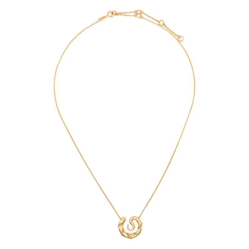 Panconesi Serpent Medallion Chain Necklace