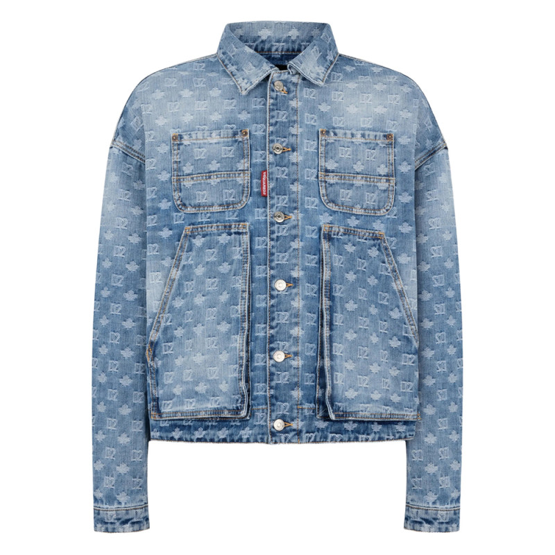 Dsquared2 Logo-embellishment Denim Jacket