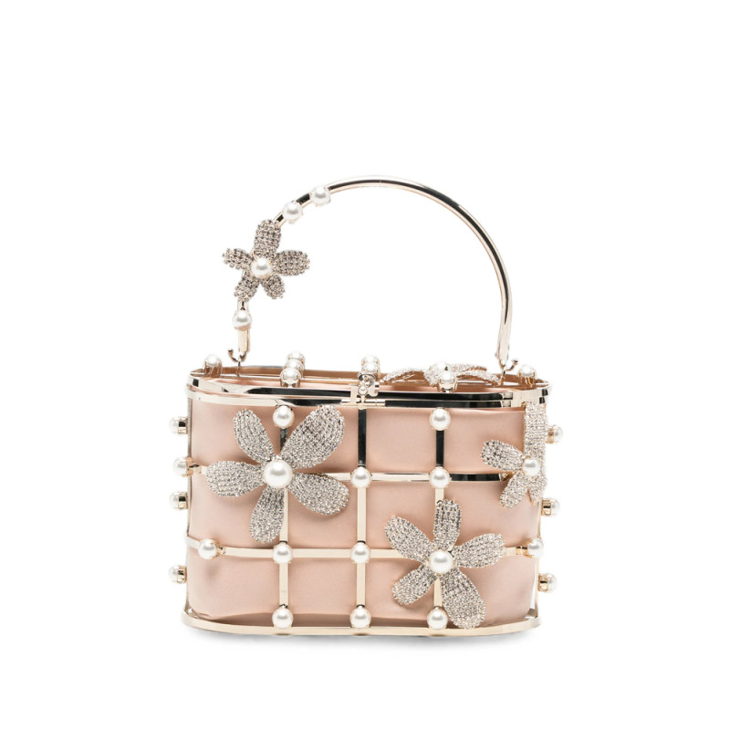 Rosantica Holli Delia Crystal-embellished Floral-motif Tote Bag