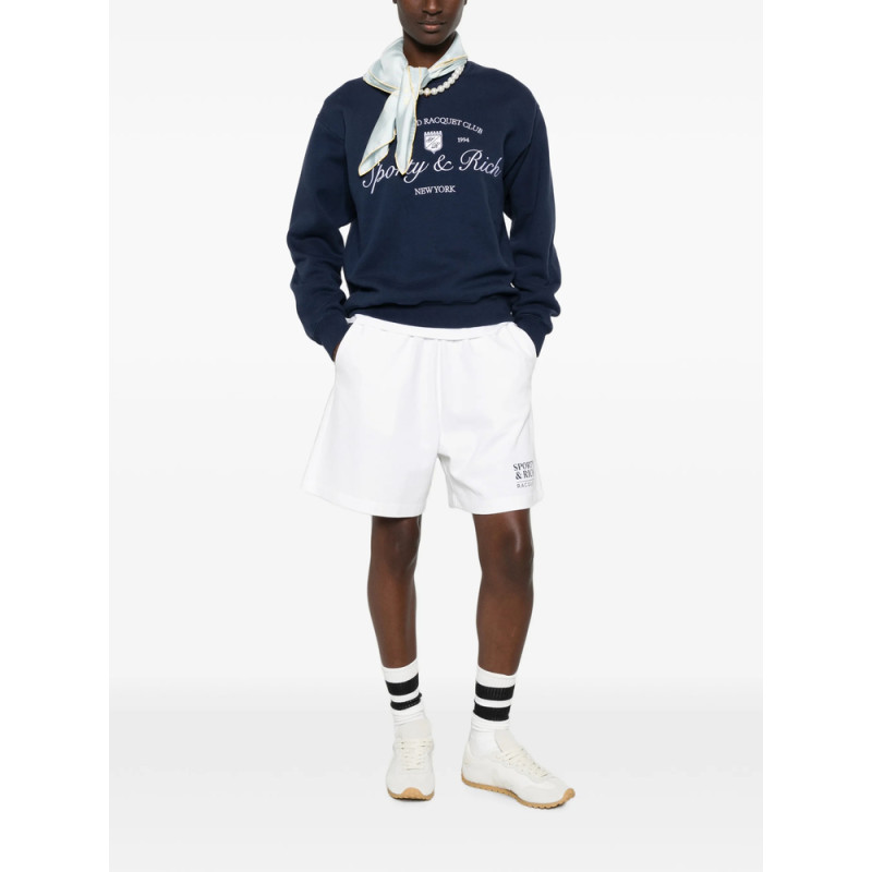 Sporty & Rich Logo-embroidered Sweatshirt