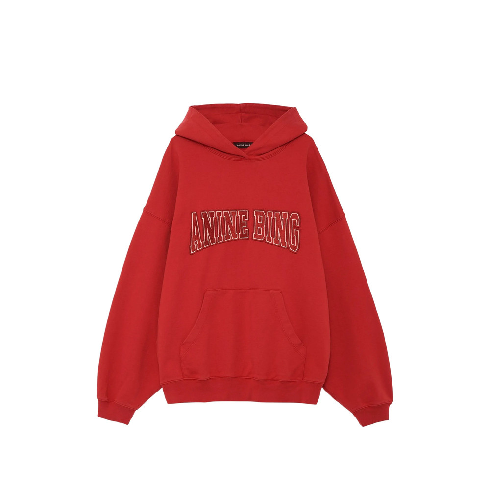 Anine Bing Harvey Logo-embroidered Hoodie