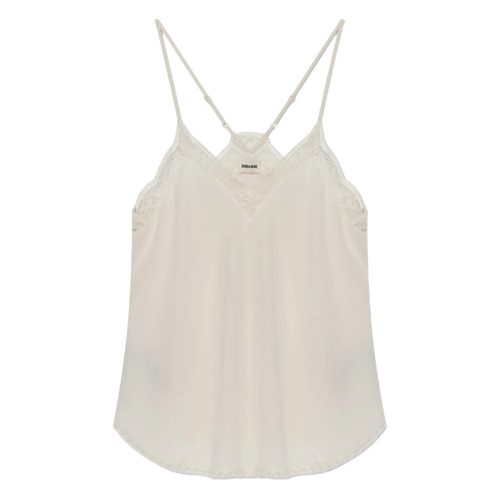 Zadig & Voltaire Lace-trimmed Tank Top