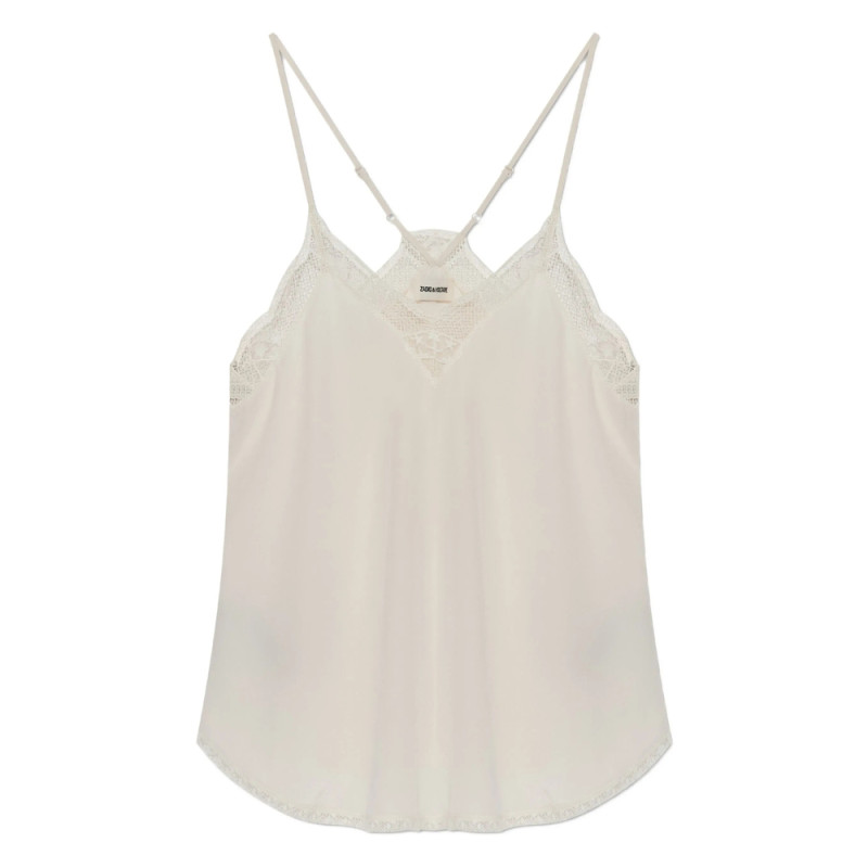 Zadig & Voltaire Lace-trimmed Tank Top