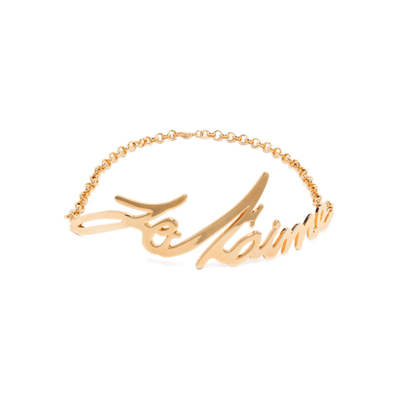 Balmain Je T'aime-plaque Necklace