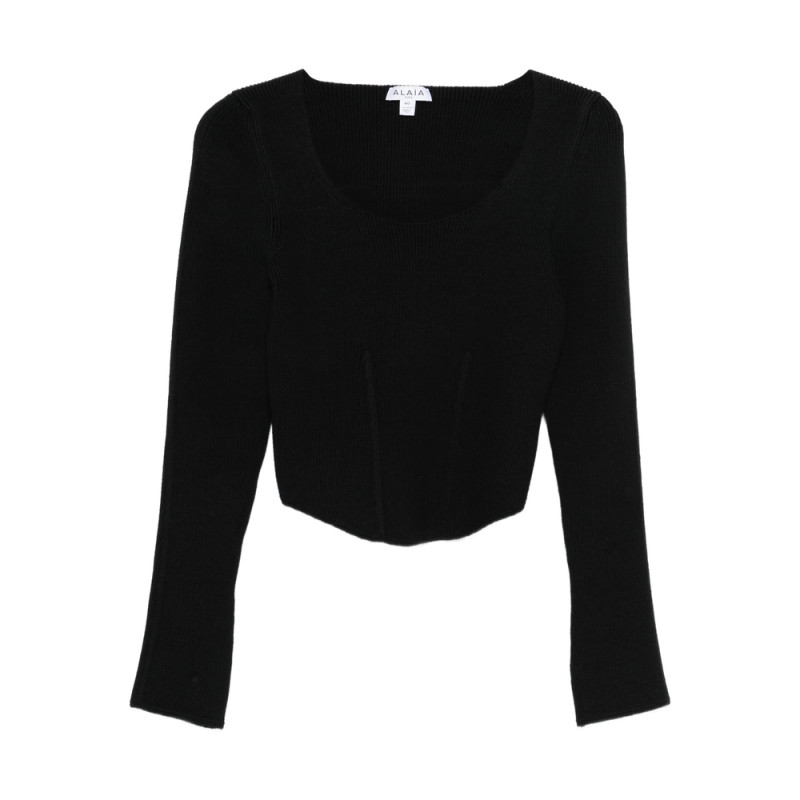 Alaïa Square-neck Sweater