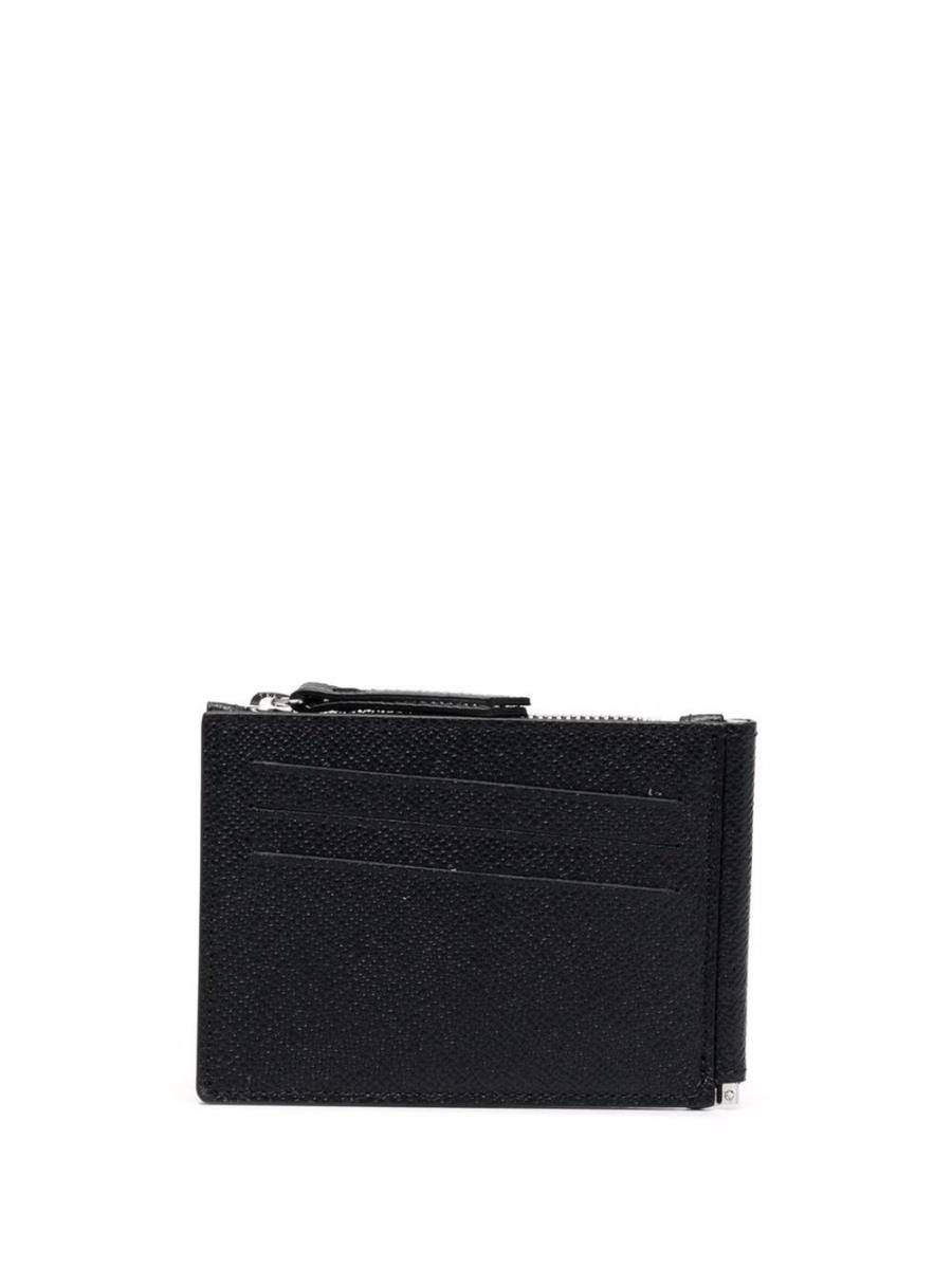 leather money clip wallet