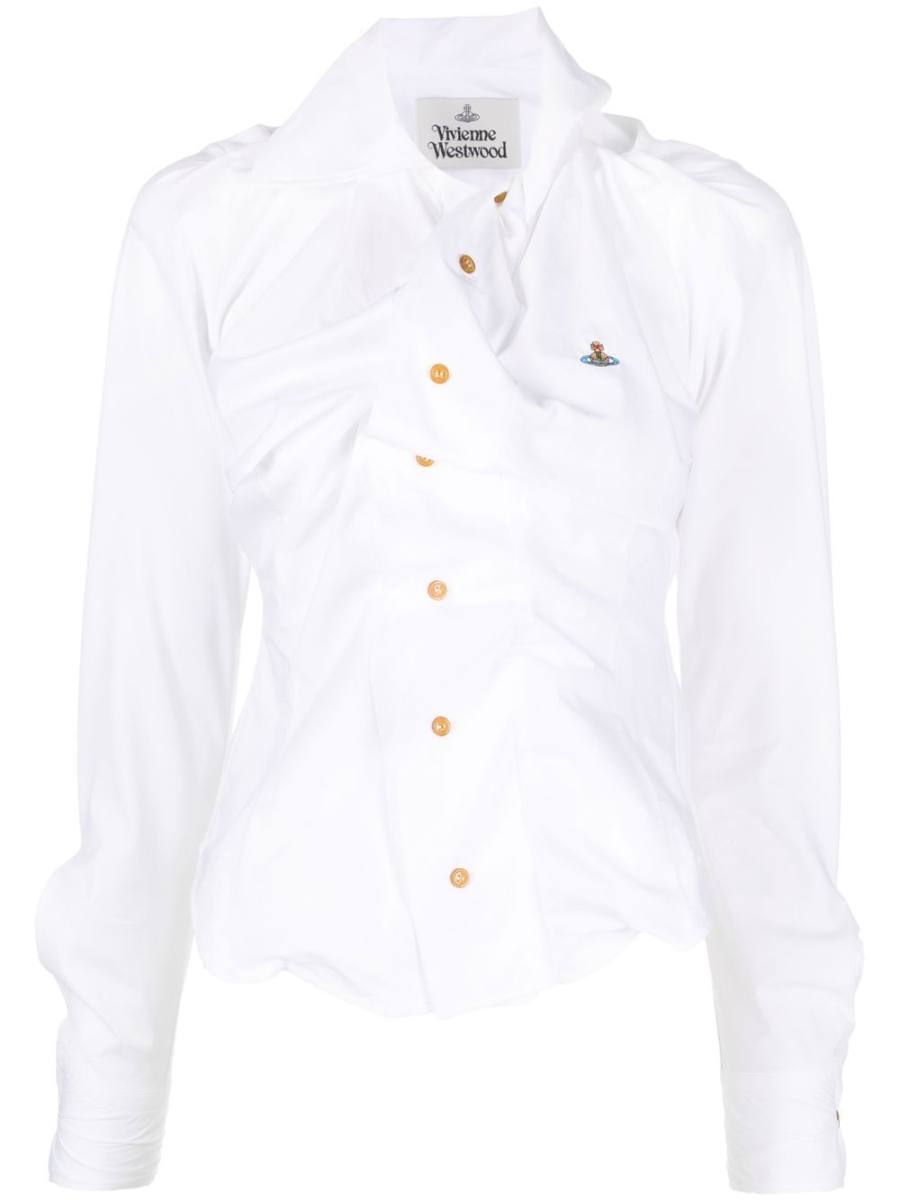 Orb-logo long-sleeve shirt