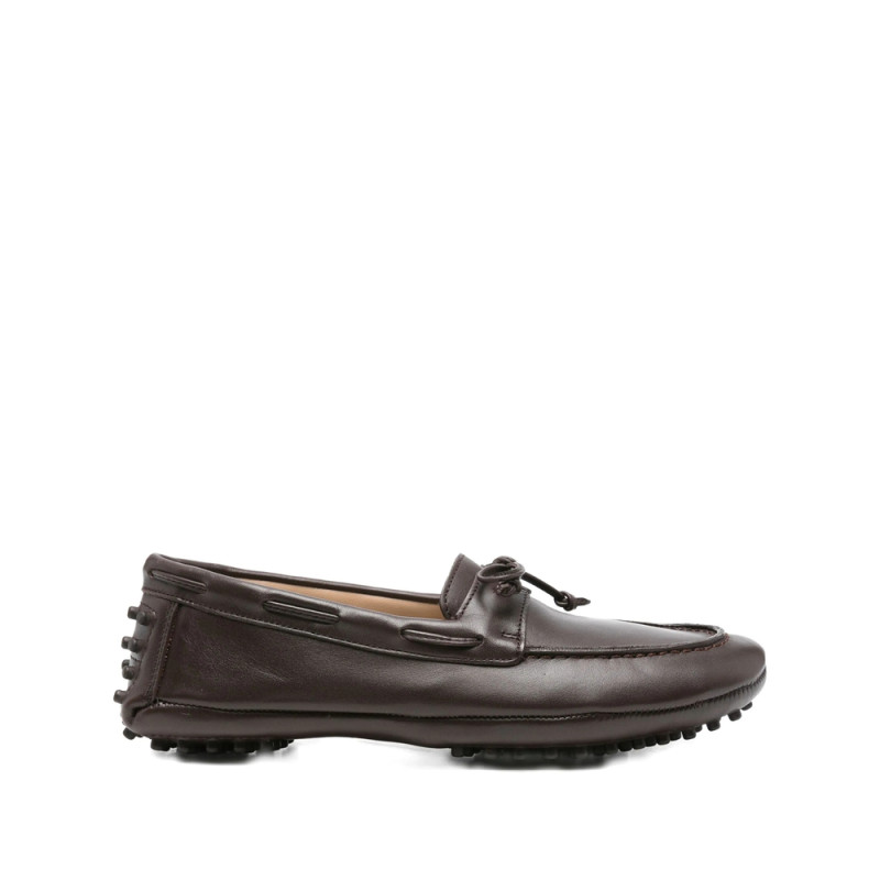 Le Monde Beryl Leather Boat Shoes