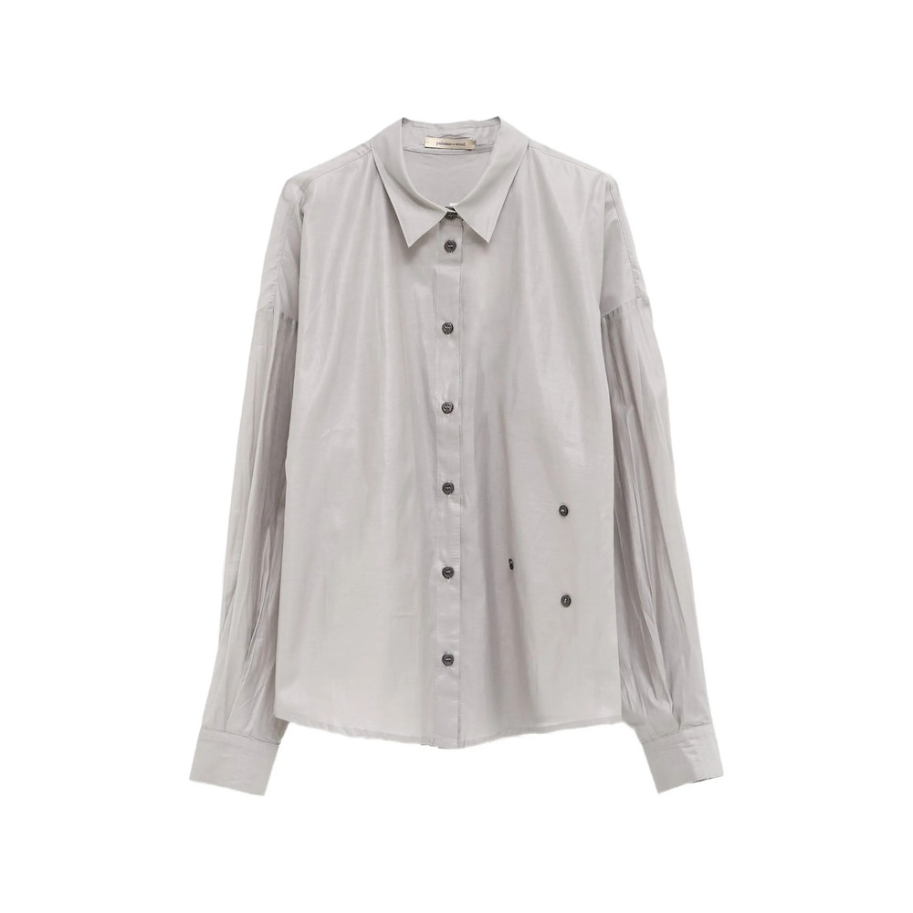 Paloma Wool Donald Pleated-sleeve Button-detail Shirt