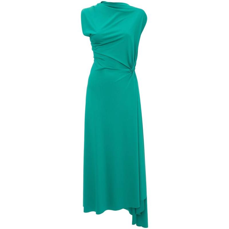 Victoria Beckham Draped Asymmetric Midi Dress