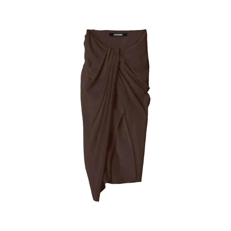 Jacquemus The Paréo Draped Asymmetric Skirt