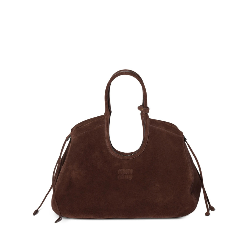 Miu Miu Ivy Suede Tote Bag