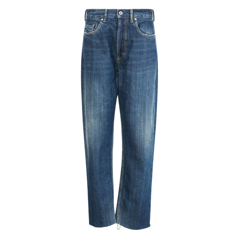 Maison Margiela Five-pocket Raw-edge Jeans