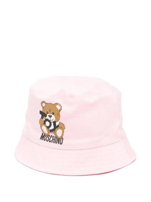 Teddy Bear-print bucket hat