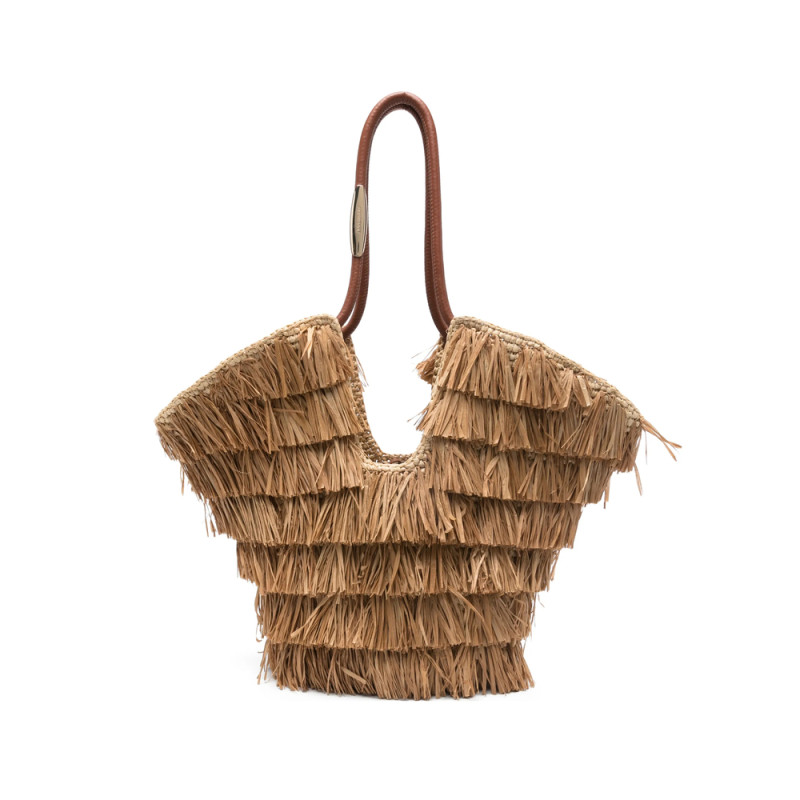 Zimmermann Medium Goldentime Fringed Tote Bag