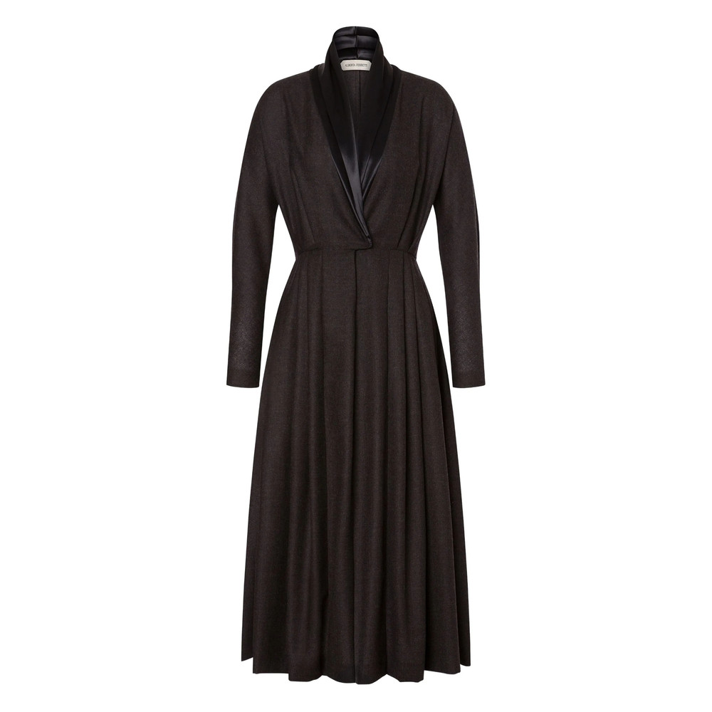 Alberta Ferretti Virgin-wool Dress
