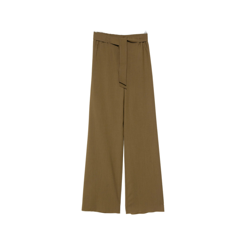 Max Mara Meditto Belted Wide-leg Trousers