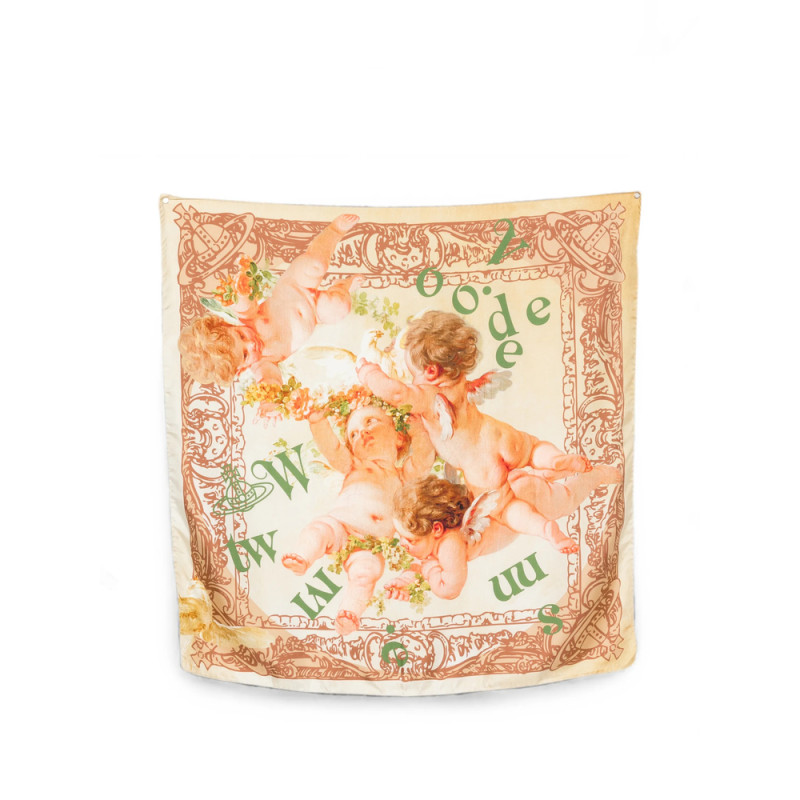 Vivienne Westwood Cherub-print Square-shape Scarf