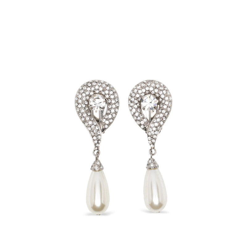 Alessandra Rich Faux-pearl Earrings