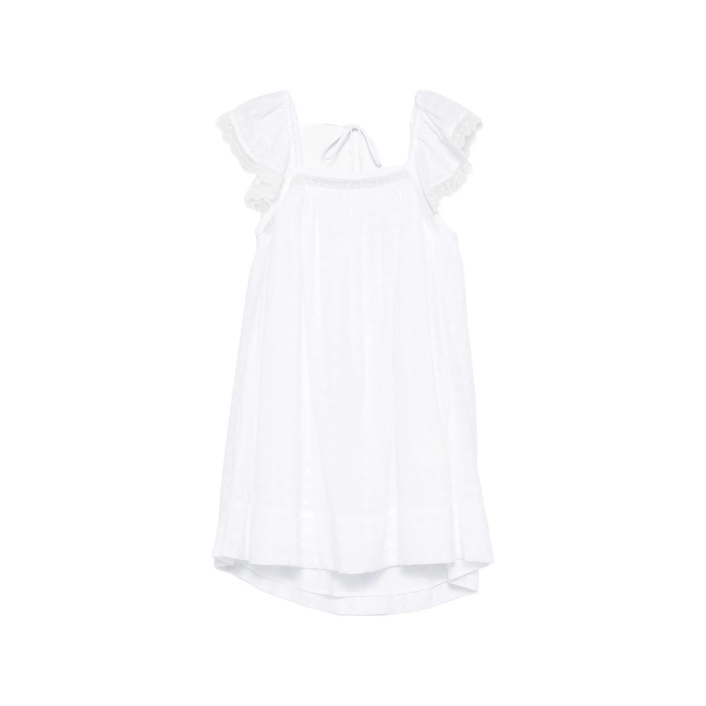 Ganni Broderie-anglaise Mini Dress