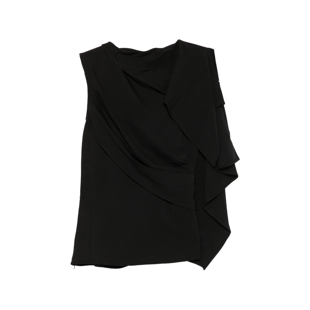 Entire Studios Odeon Asymmetric Draped Top