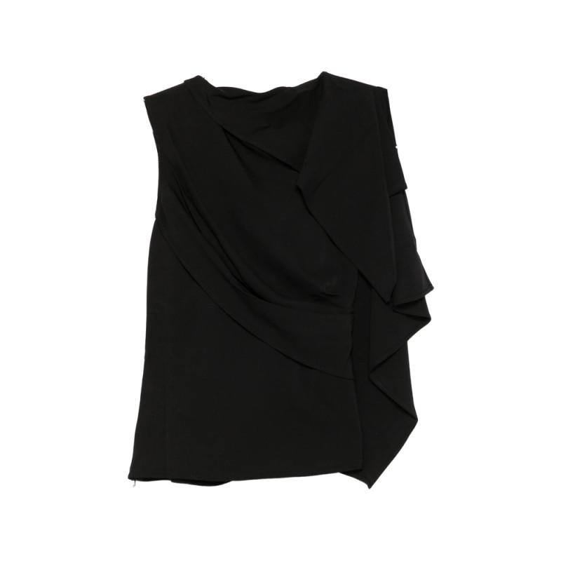 Entire Studios Odeon Asymmetric Draped Top