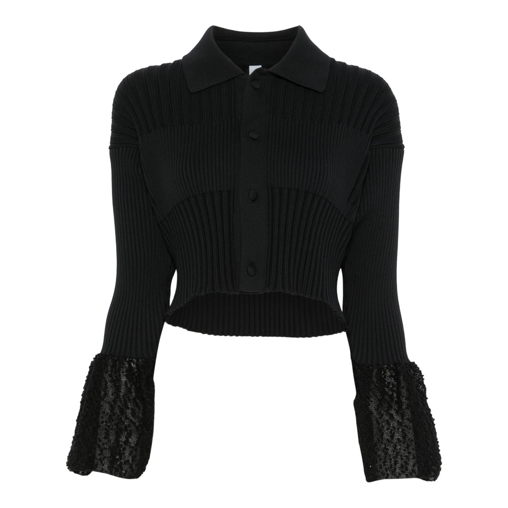 Cfcl Fluted Ornament Cropped Cardigan