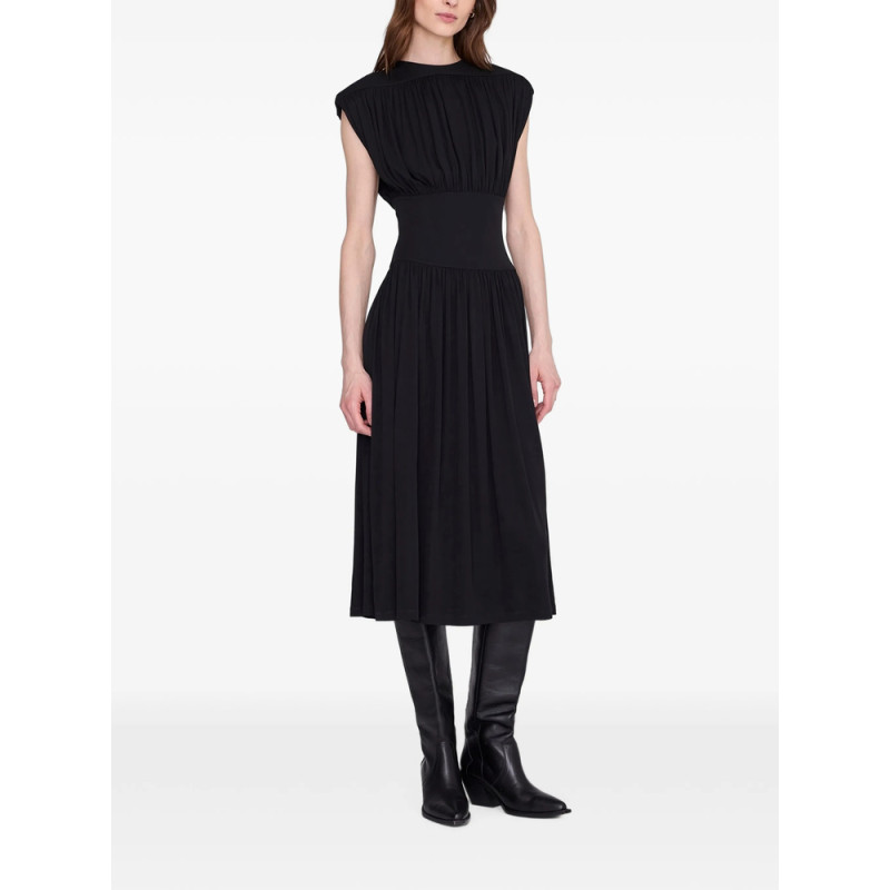 Anine Bing FRAN DRESS - BLACK