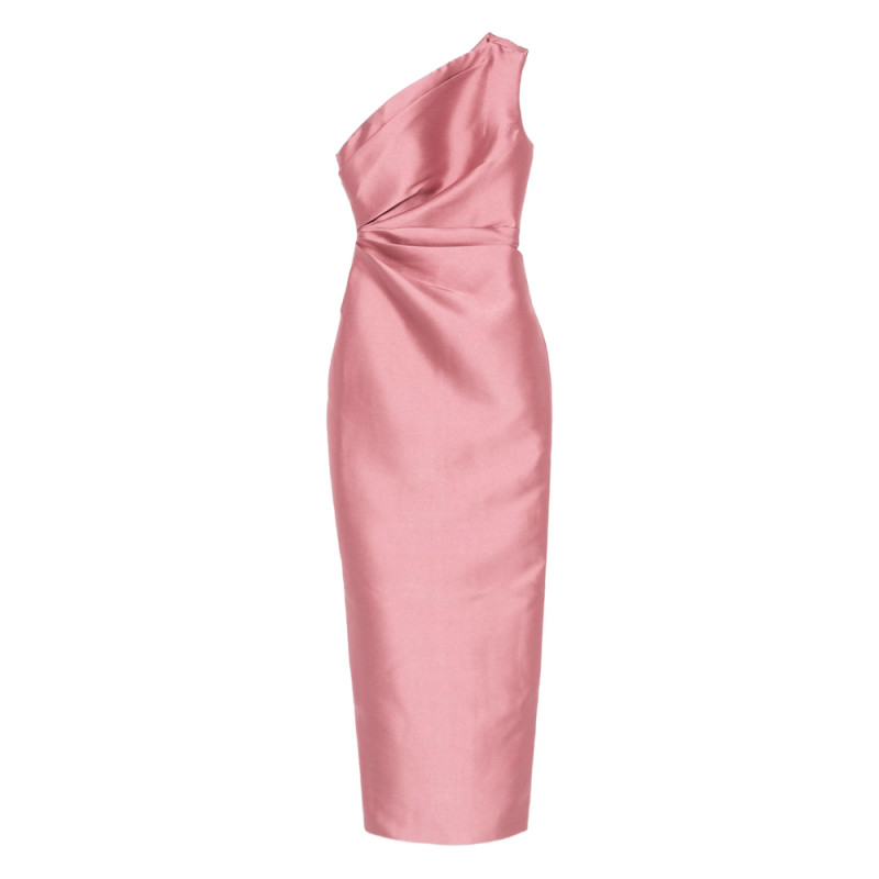 Solace London Kira One-shoulder Maxi Dress