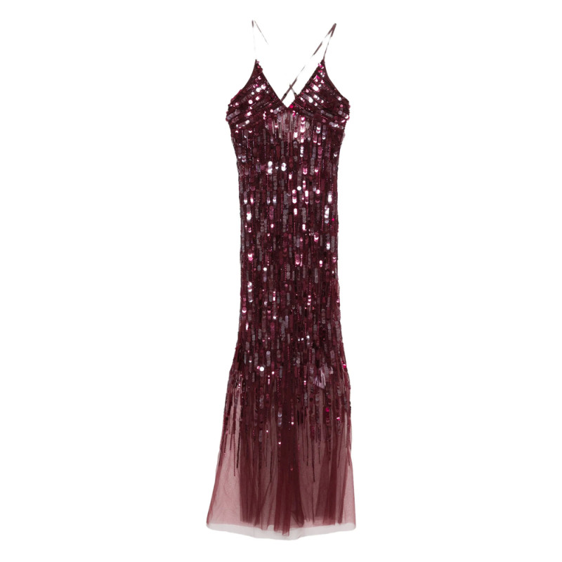 Elisabetta Franchi Sequin-embellished Maxi Dress