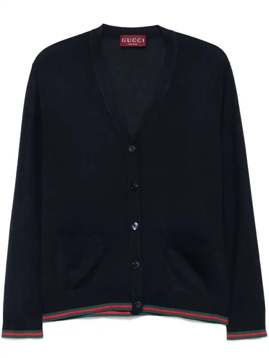 fine-knit cardigan