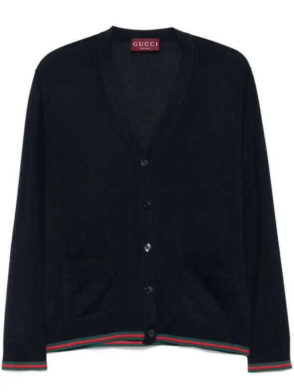 fine-knit cardigan